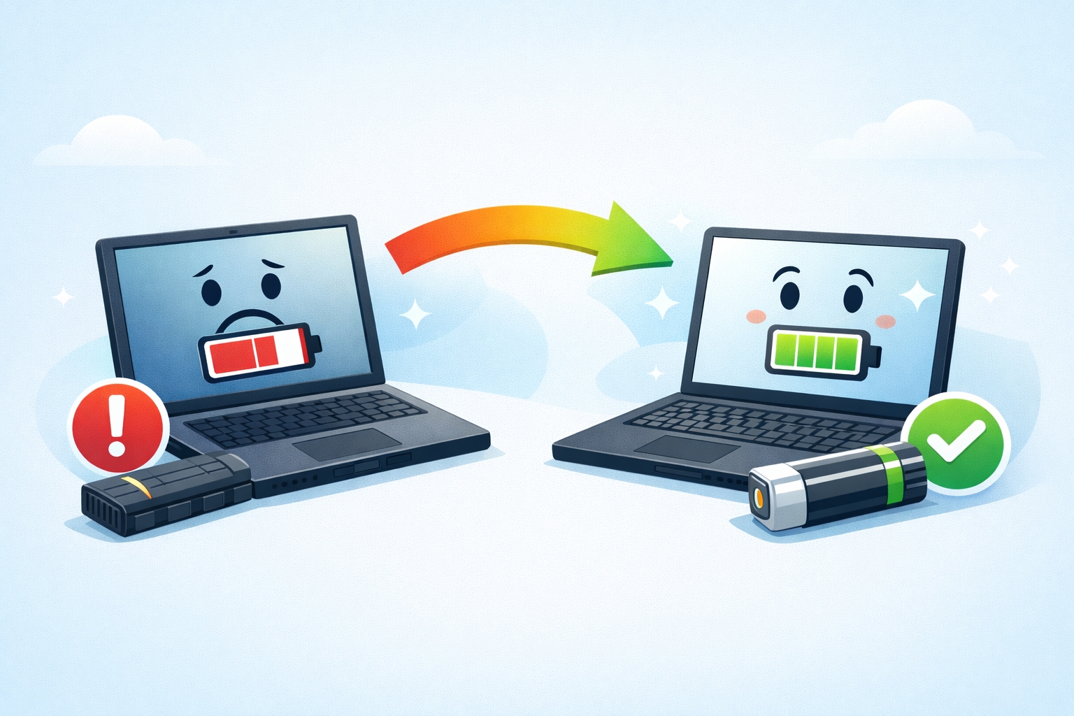 Zamena baterije na laptopu !!!